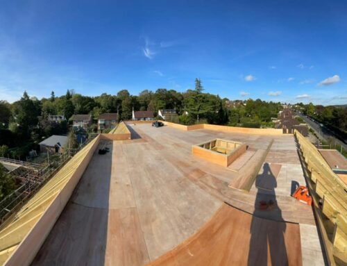 Flat Roof & Cut & Pitched Roof Installation – New Development in Purley